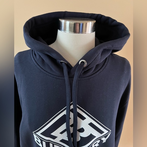 Burberry Logo Graphic Cotton Hoodie - Picture 5 of 11